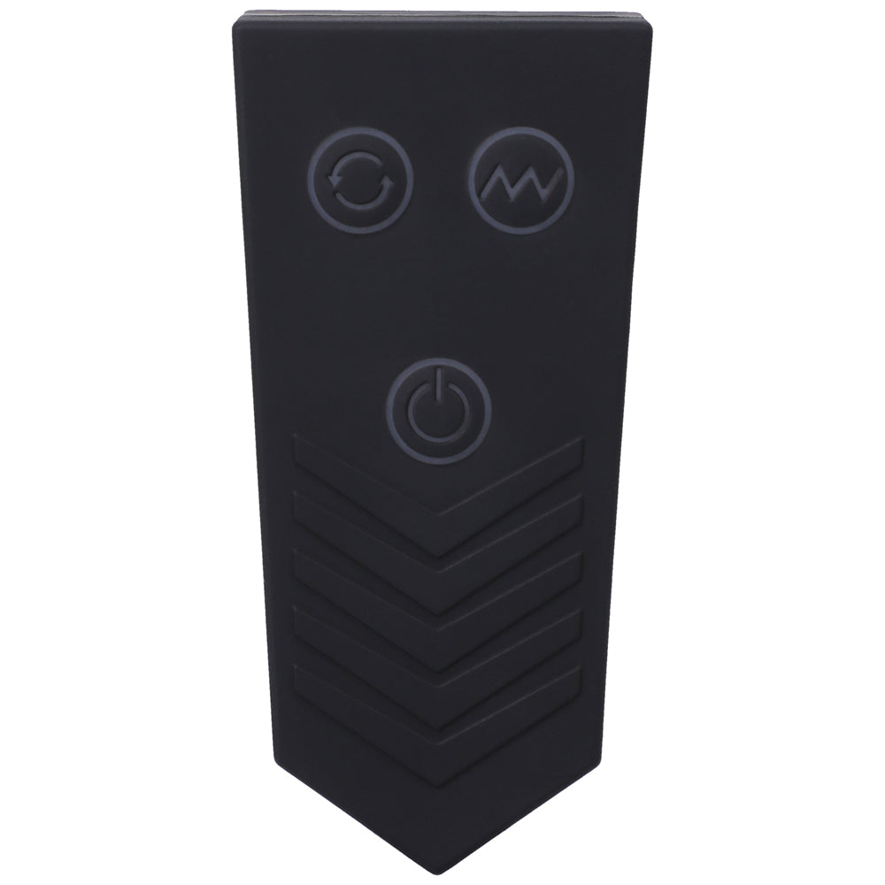 Fort Troff Piston Thruster Mini Fuck Machine Rechargeable Remote-Controlled Silicone 8.5 in. Thrusting Dildo Black