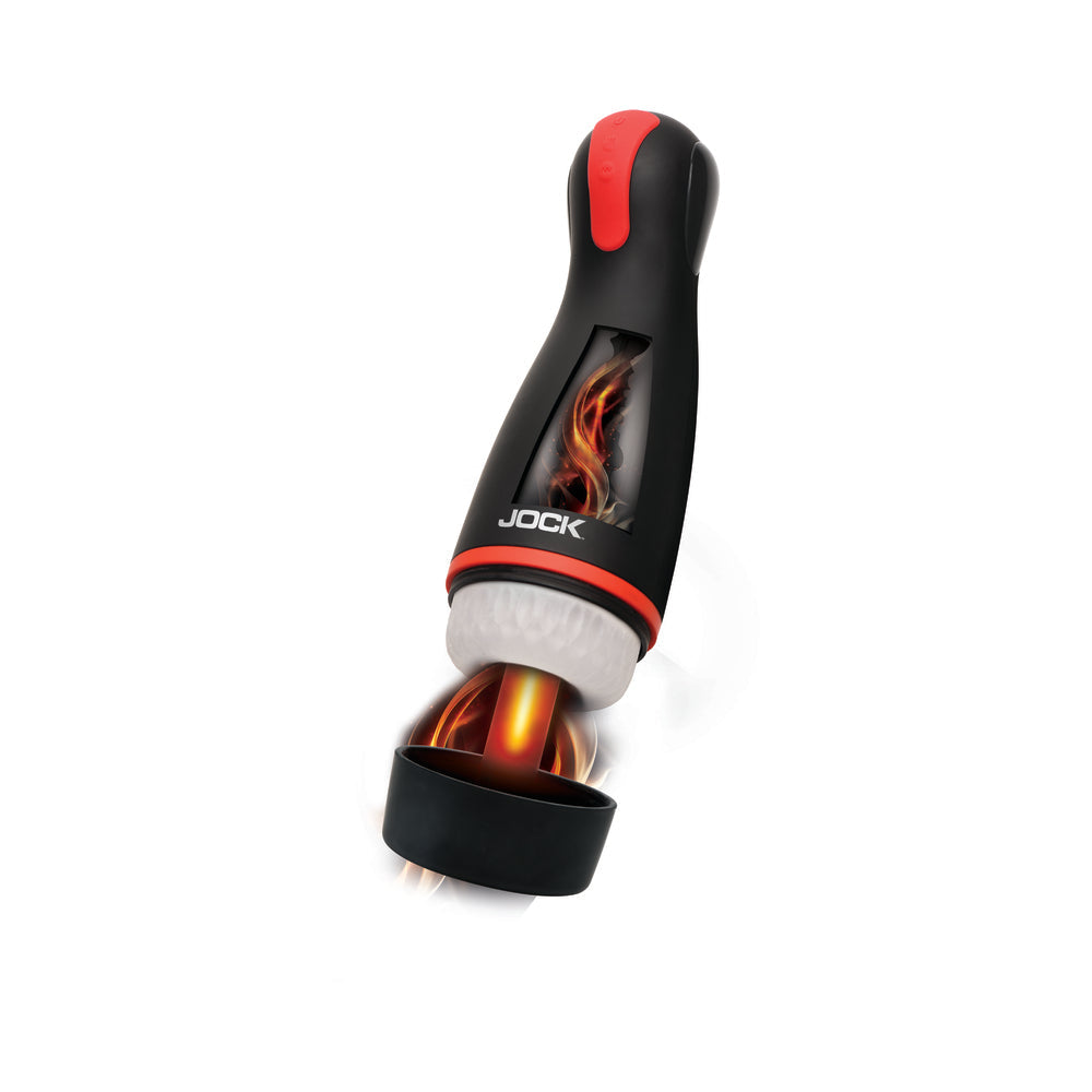 JOCK Advanced Blaze Vibrating, Sucking, & Warming Masturbator