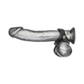 Blue Line C&B Gear V-style Cock Ring with Ball Divider