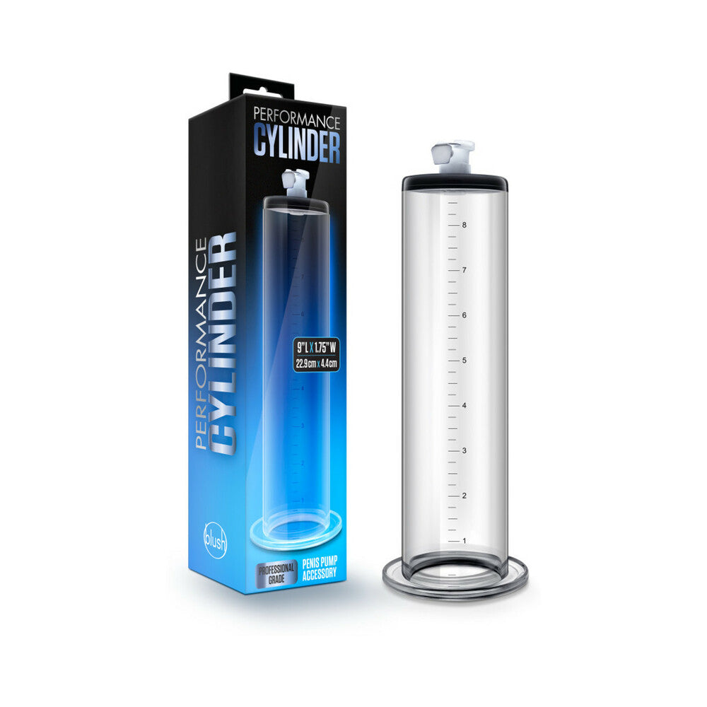 Blush Performance Penis Pump 9 in. x 1.75 in. Cylinder Clear - Fantasies Boutique
