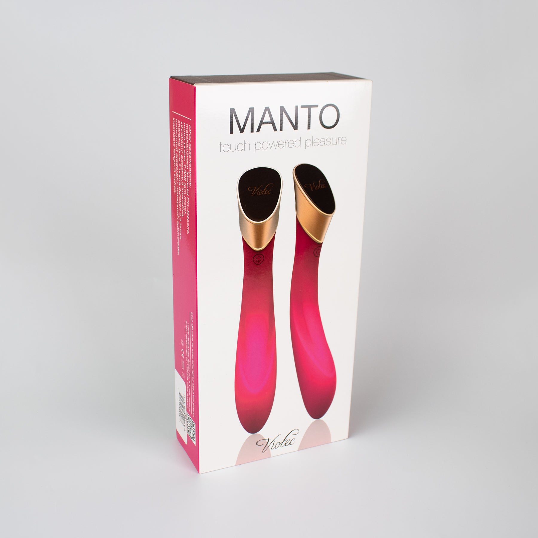 Manto Touch Panel G-Spot Vibrator Fuchsia - Fantasies Boutique