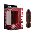 Shaft Bullet Rechargeable Realistic Silicone Mini Vibrator Mahogany - Fantasies Boutique