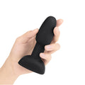 b-Vibe Rimming Petite Rotating and Vibrating Remote Control Plug Black - Fantasies Boutique