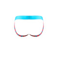 Male Power So Cumfy Gingham Jock Turquoise S/M