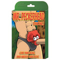 Male Power Novelty Mr. PeckerHead Thong Black O/S
