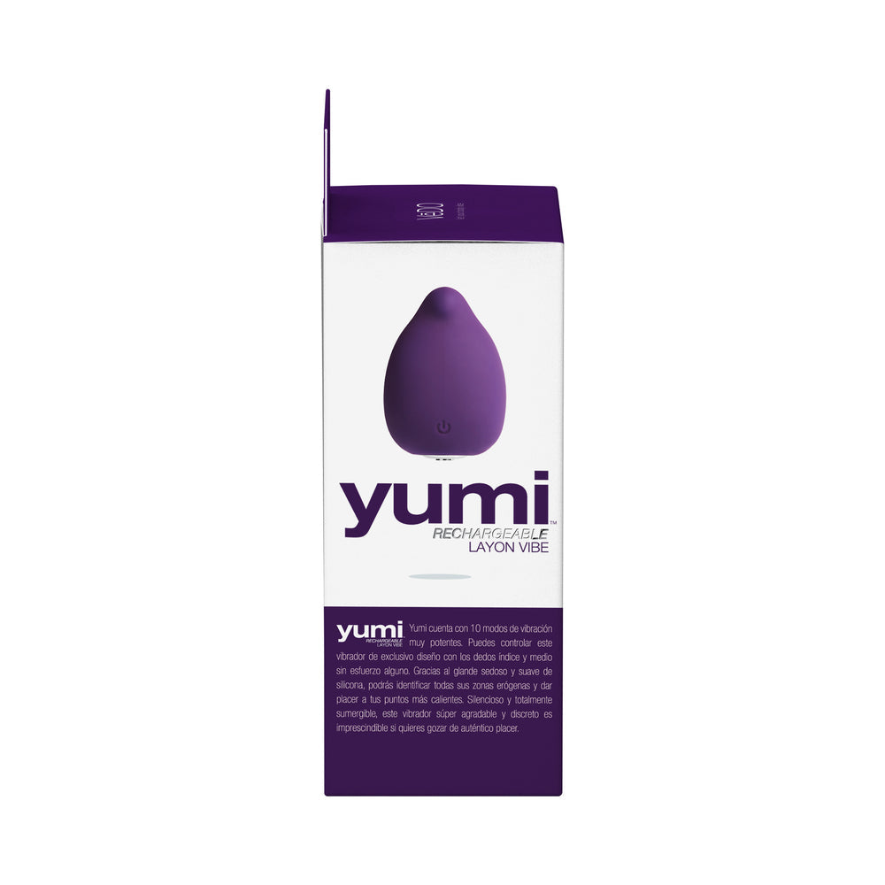VeDO Yumi Rechargeable Finger Vibe - Deep Purple - Fantasies Boutique