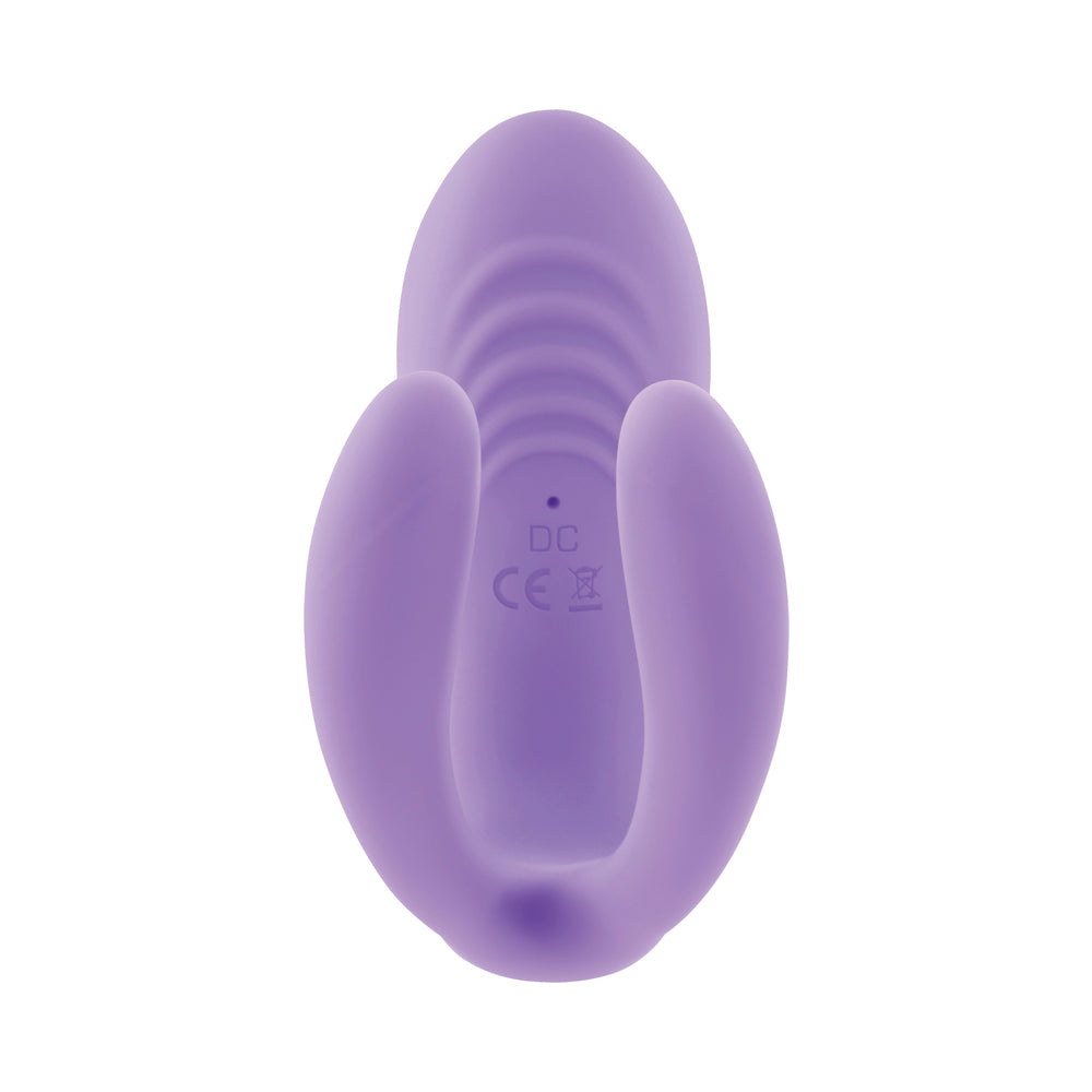 Evolved Petite Tickler Rechargeable Remote-Controlled Silicone Dual Stimulator Purple - Fantasies Boutique