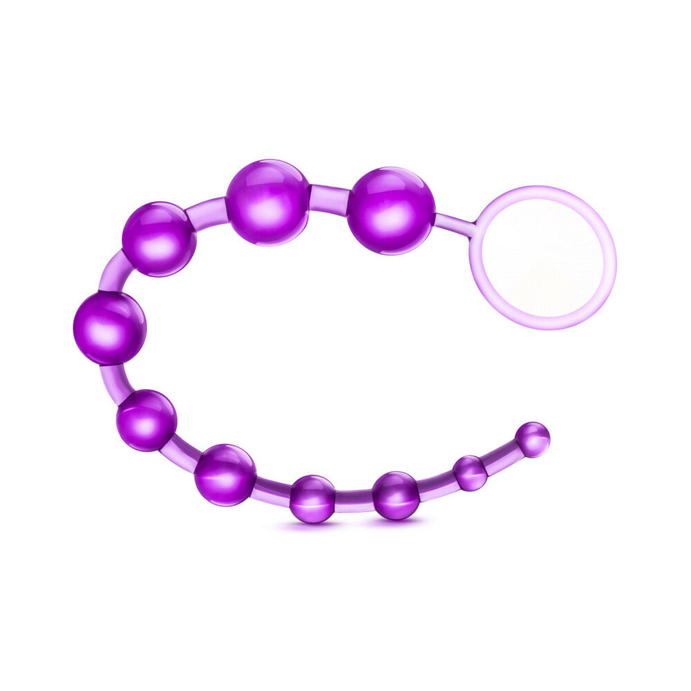 Blush B Yours Basic Beads 12.75 in. Purple - Fantasies Boutique