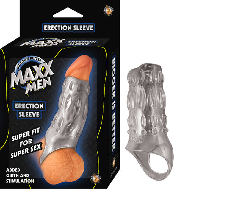 Maxx Men Erection Sleeve (Clear) - Fantasies Boutique