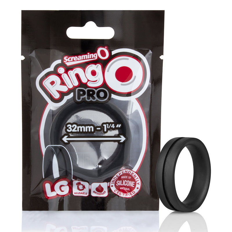 Screaming O RingO Pro Lg Black - Fantasies Boutique