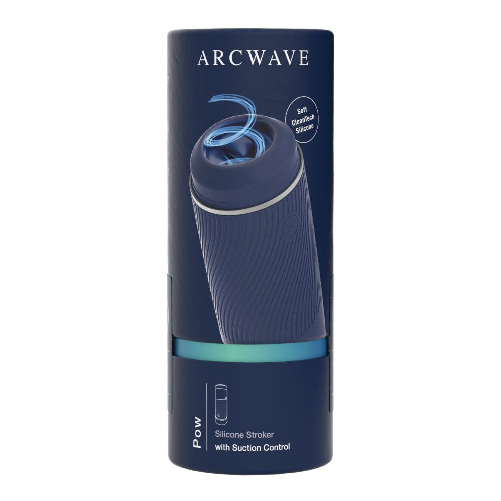 Arcwave Pow Silicone Stroker with Suction Control Blue - Fantasies Boutique