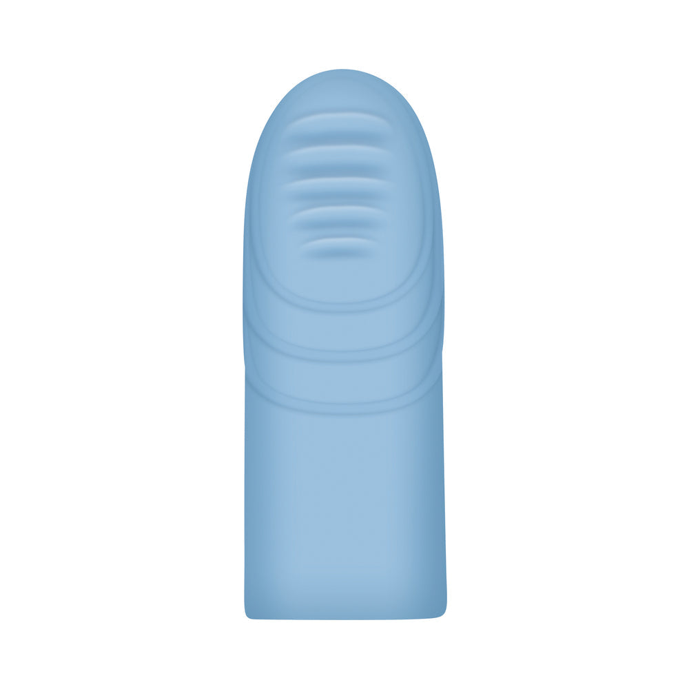 Evolved Fingerlicious Rechargeable Silicone Finger Vibrator Blue - Fantasies Boutique