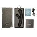 Je Joue Hera Flex Rechargeable Flexible Silicone Rabbit Vibrator Black - Fantasies Boutique