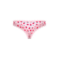 Magic Silk Sweet Treats Crotchless Thong with Lube Strawberry S/M