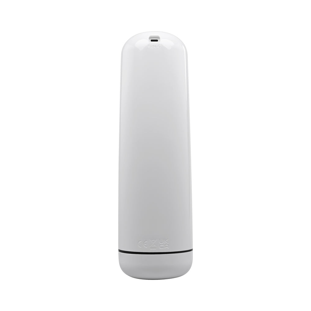 Gender X Get Your Stroke On Rechargeable Stroker TPE White - Fantasies Boutique