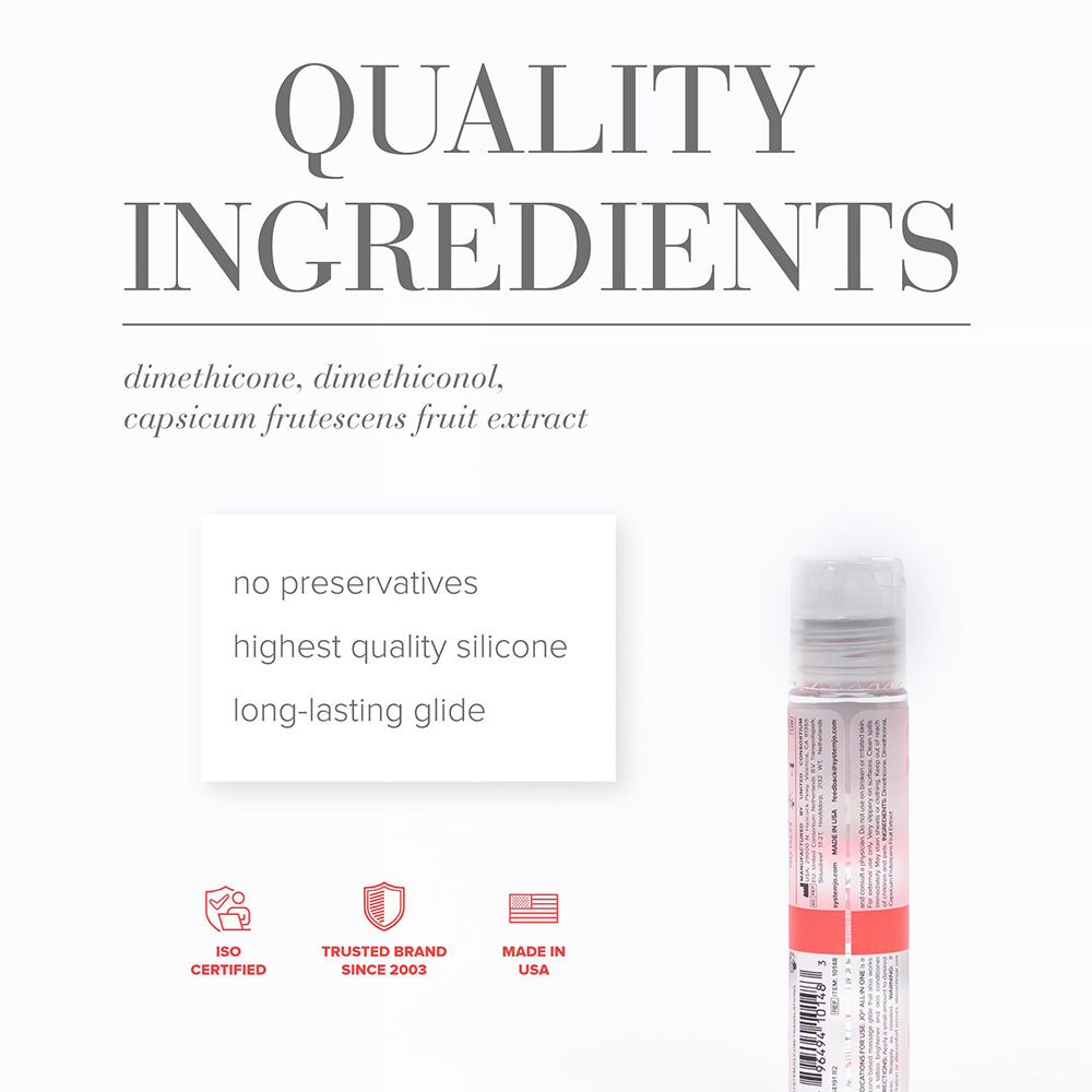 JO All-In-One Sensual Massage Glide Warming 1 oz. - Fantasies Boutique