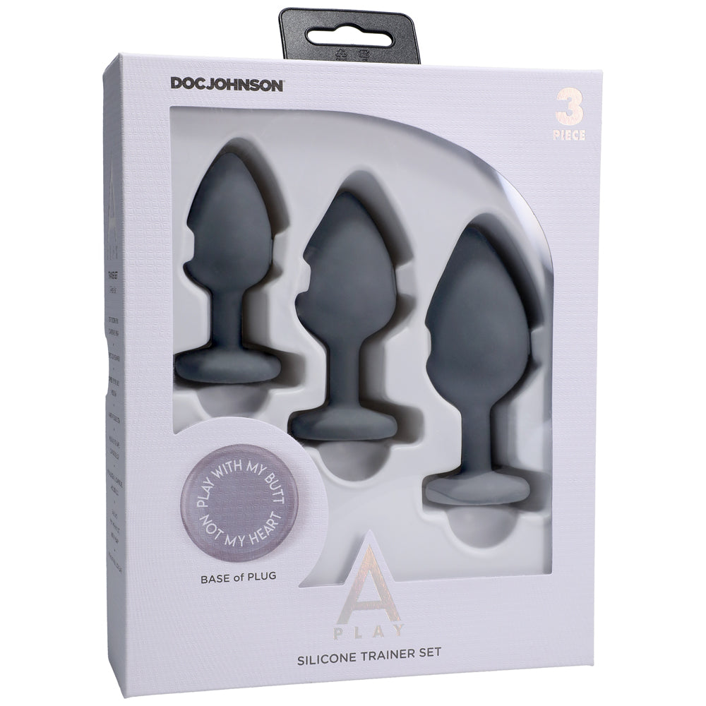 A-Play 3-Piece Trainer Set Gray - Fantasies Boutique