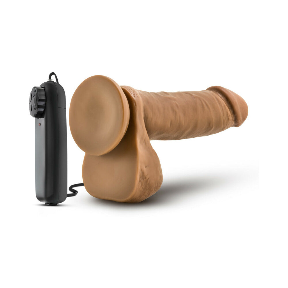 Loverboy Soccer Champ Remote-Controlled 8 in. Vibrating Dildo with Balls Tan - Fantasies Boutique