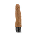 Dr. Skin Vibe 14 Realistic 8 in. Vibrating Dildo Tan - Fantasies Boutique