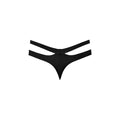 Male Power Eco Cozy Cutout Thong Black S/M