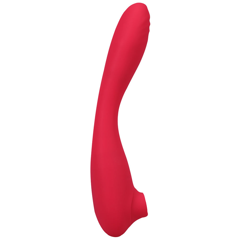 This Product Sucks Bendable Sucking Clitoral Stimulator & G-Spot Vibrator Pink - Fantasies Boutique