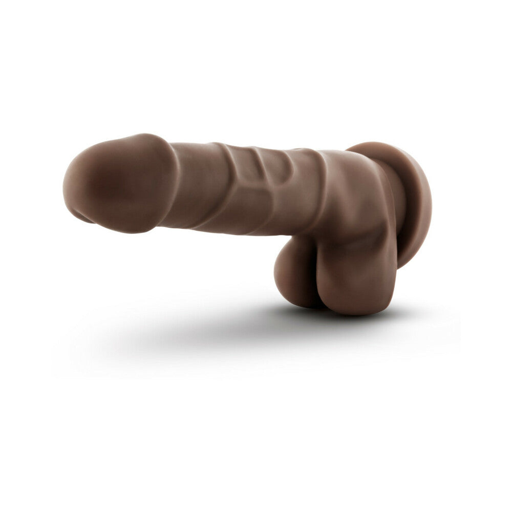 Dr. Skin Basic 7 Realistic 7.75 in. Dildo with Balls Brown - Fantasies Boutique