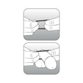 Blush Performance VS3 Pure Premium Silicone Cockrings 3-Pack Large Black - Fantasies Boutique