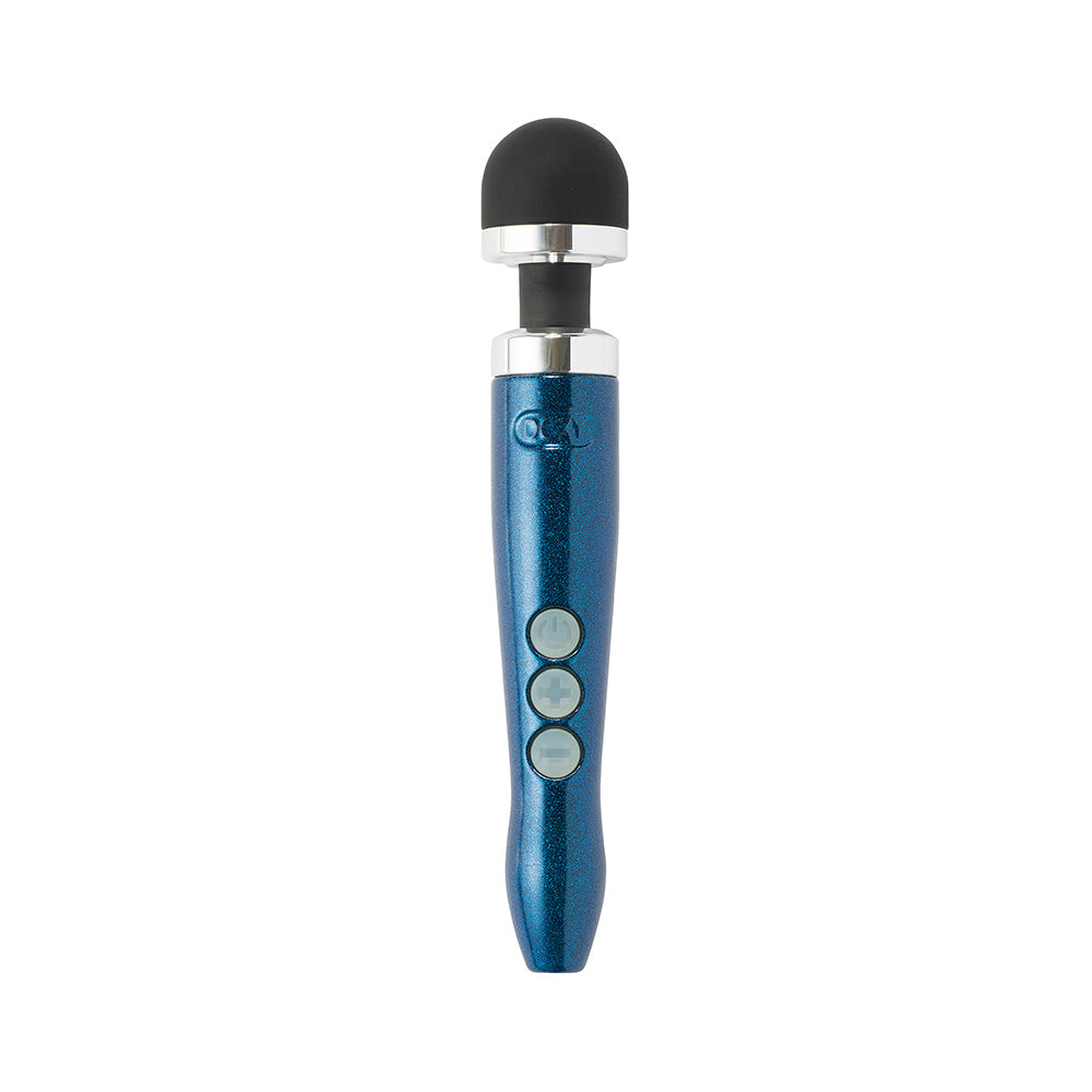 Doxy Die Cast 3R Rechargeable Compact Wand Vibrator Blue Flame - Fantasies Boutique