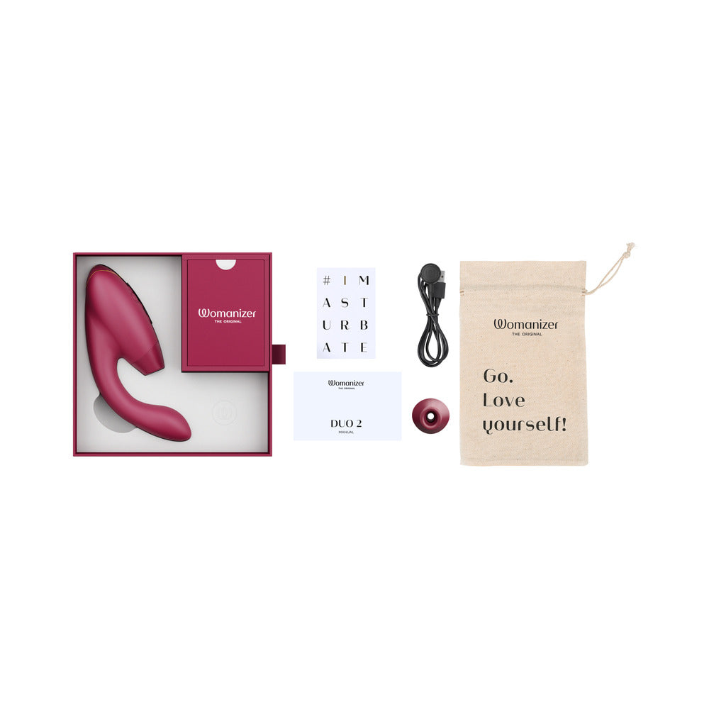 Womanizer Duo 2 Bordeaux - Fantasies Boutique