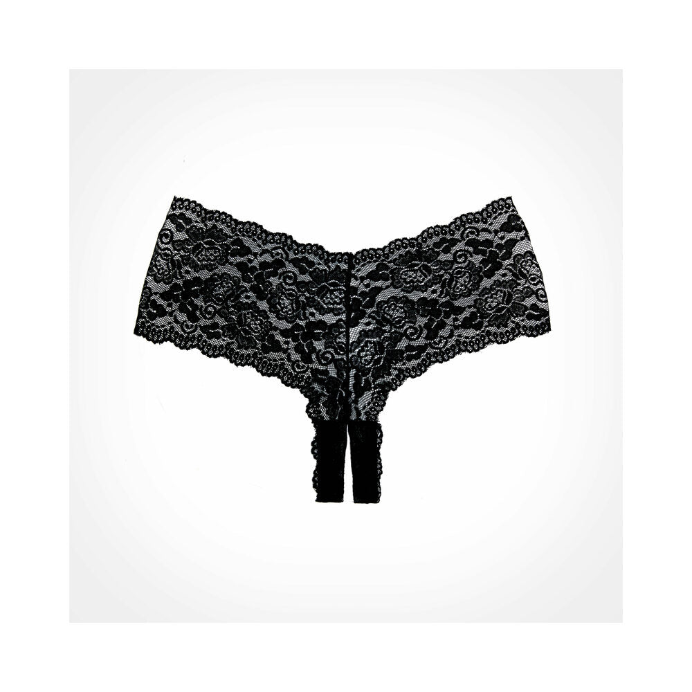 Allure Adore Candy Apple Panty Black O/S
