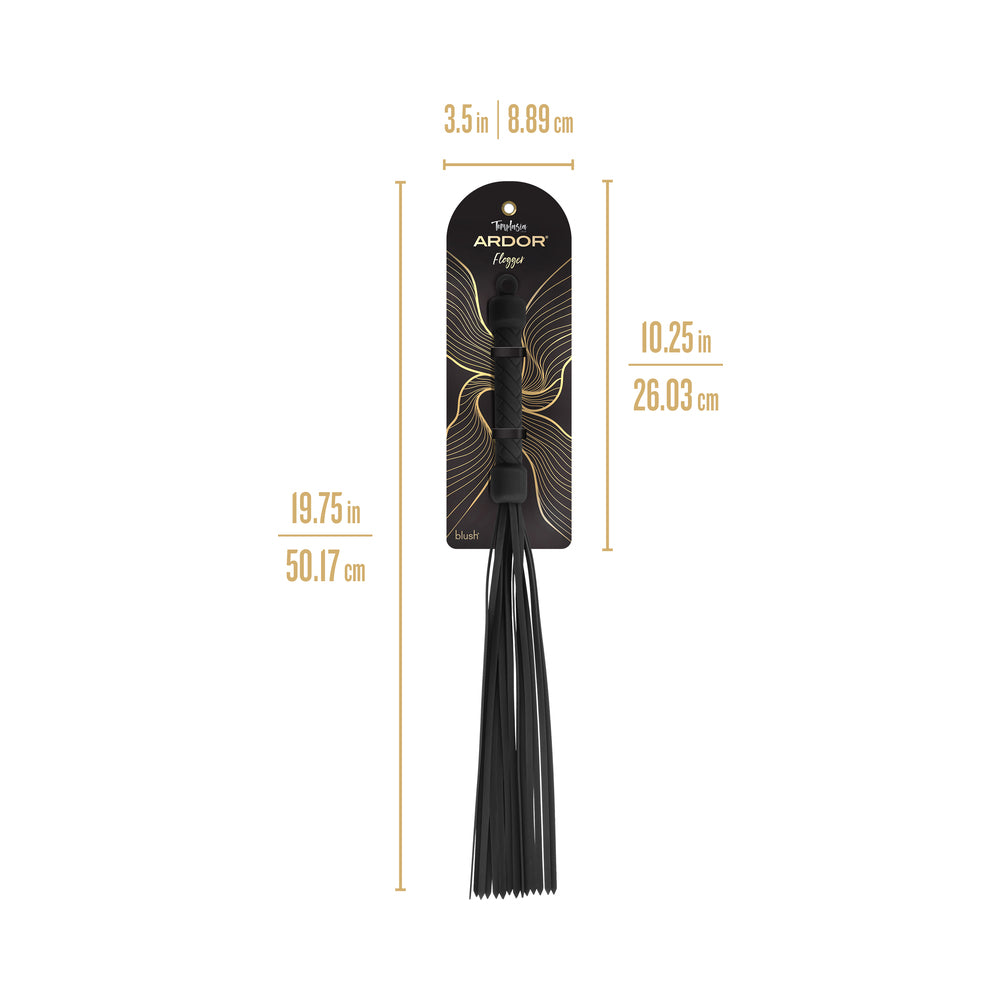Temptasia Ardor Flogger Black