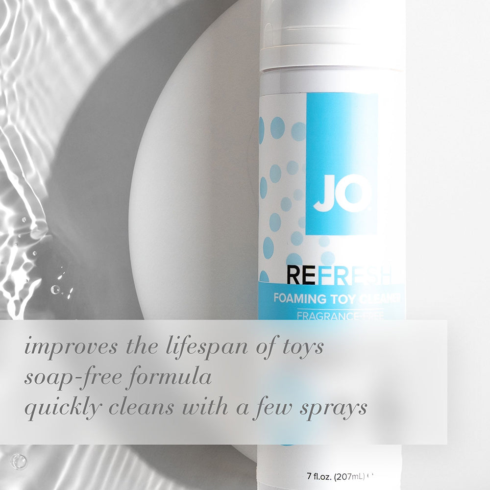 JO Refresh Foaming Toy Cleaner 7 oz. - Fantasies Boutique