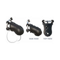 Fantasy C-Ringz Extreme Silicone Cock Blocker Locking Chastity Cage Black