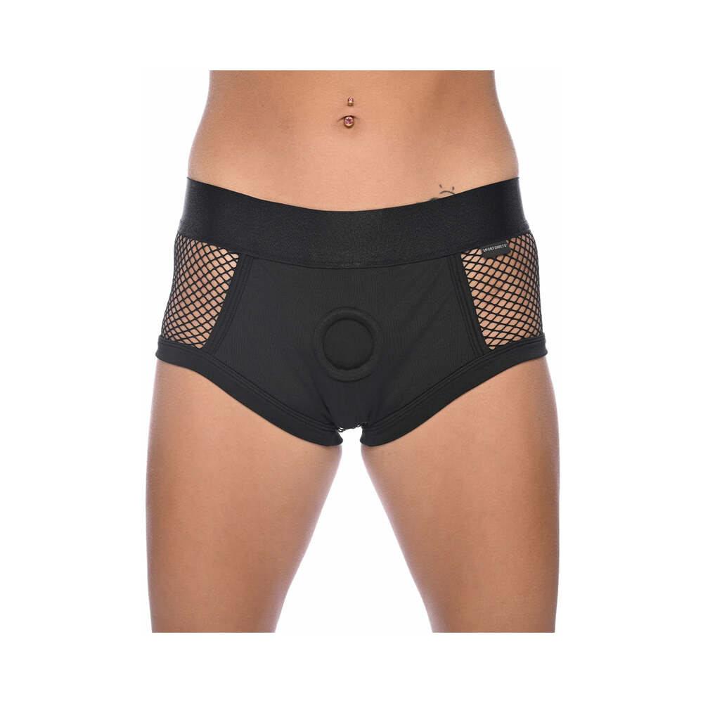 Sportsheets Em.Ex. Fit Harness Fishnet 2XL - Fantasies Boutique