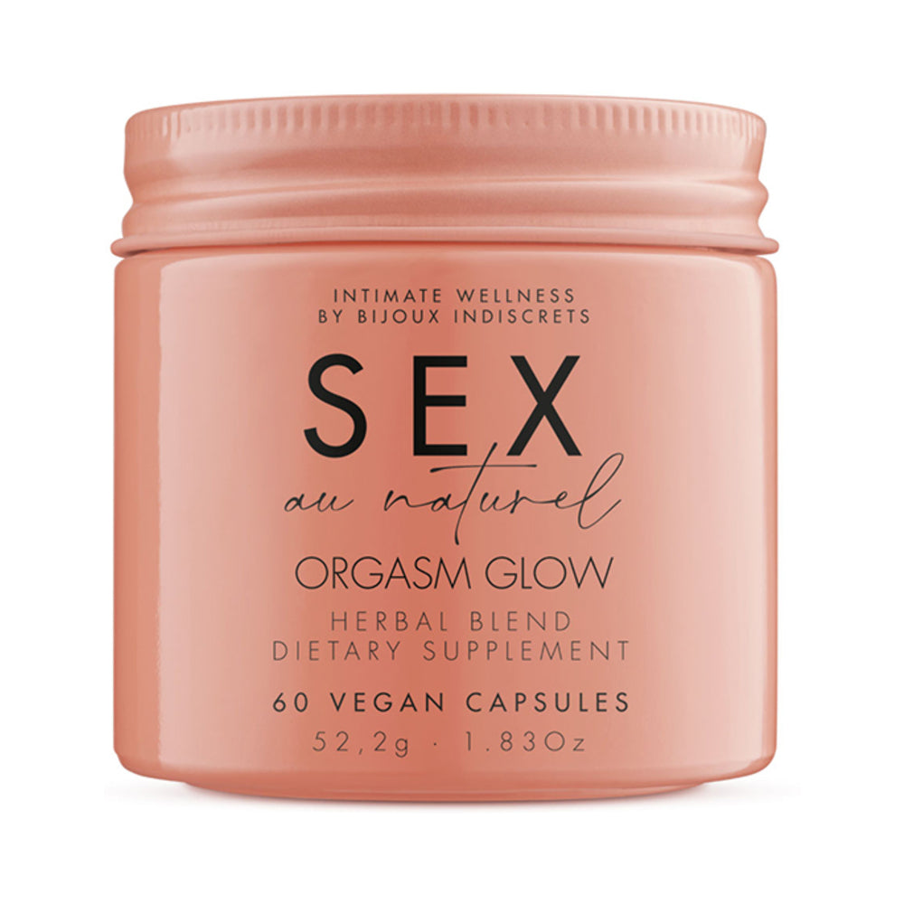 Bijoux Indiscrets Sex au Naturel Orgasm Glow Supplement 60 Capsules - Fantasies Boutique