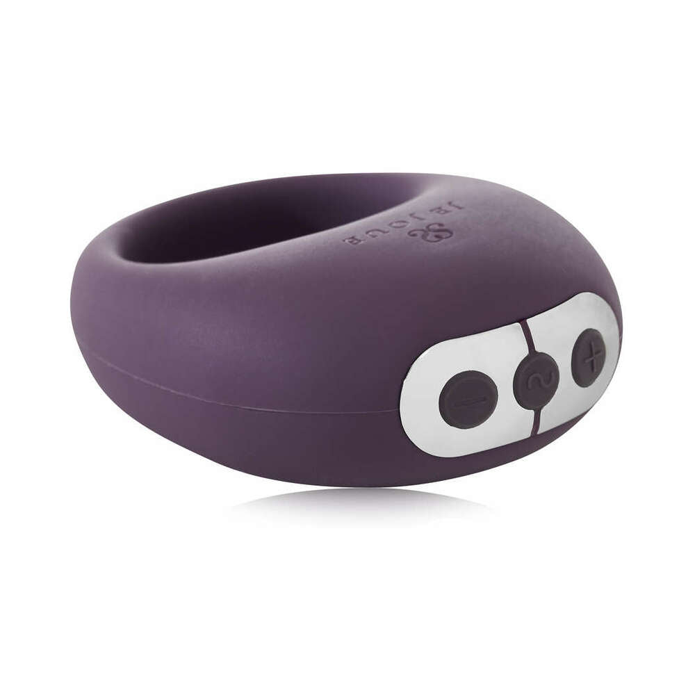 Je Joue Mio Rechargeable Vibrating Silicone Cock Ring Purple - Fantasies Boutique