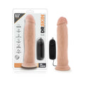 Dr. Skin Dr. Throb Realistic 9.5 in. Vibrating Dildo Beige - Fantasies Boutique