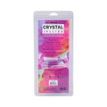 Crystal Jellies Curved Realistic Cock with Balls 7 in. Teal