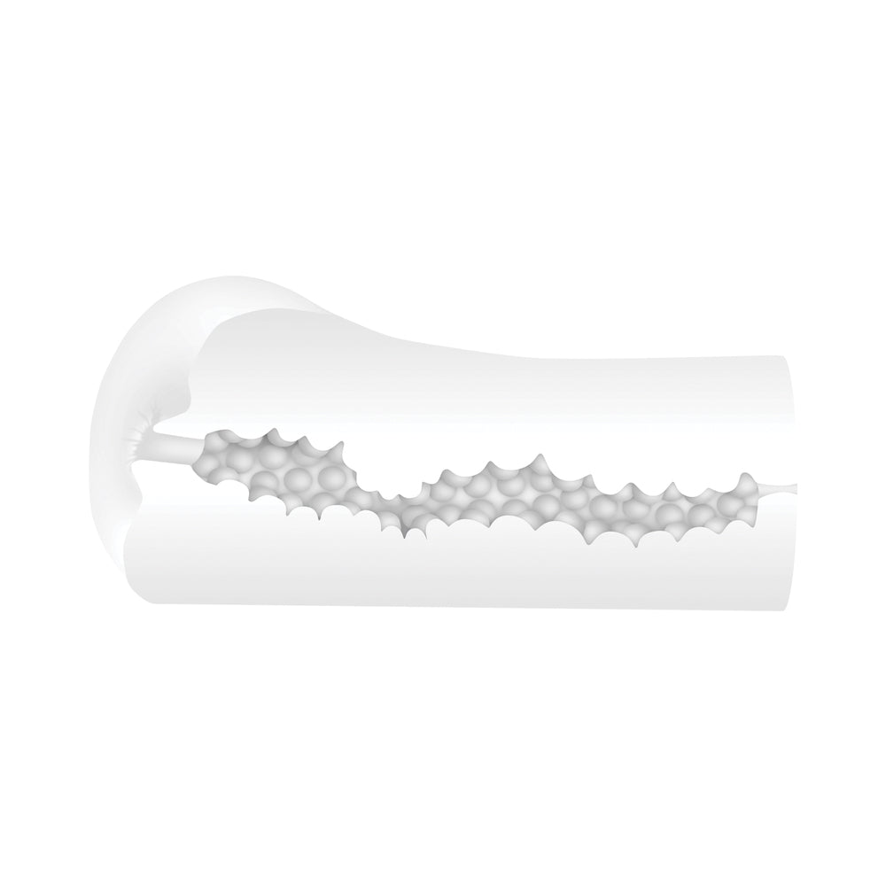 Gender X Clearly Combo 2-Piece 7.25 in. Realistic Dildo and Anal Entry Stroker Set Clear - Fantasies Boutique