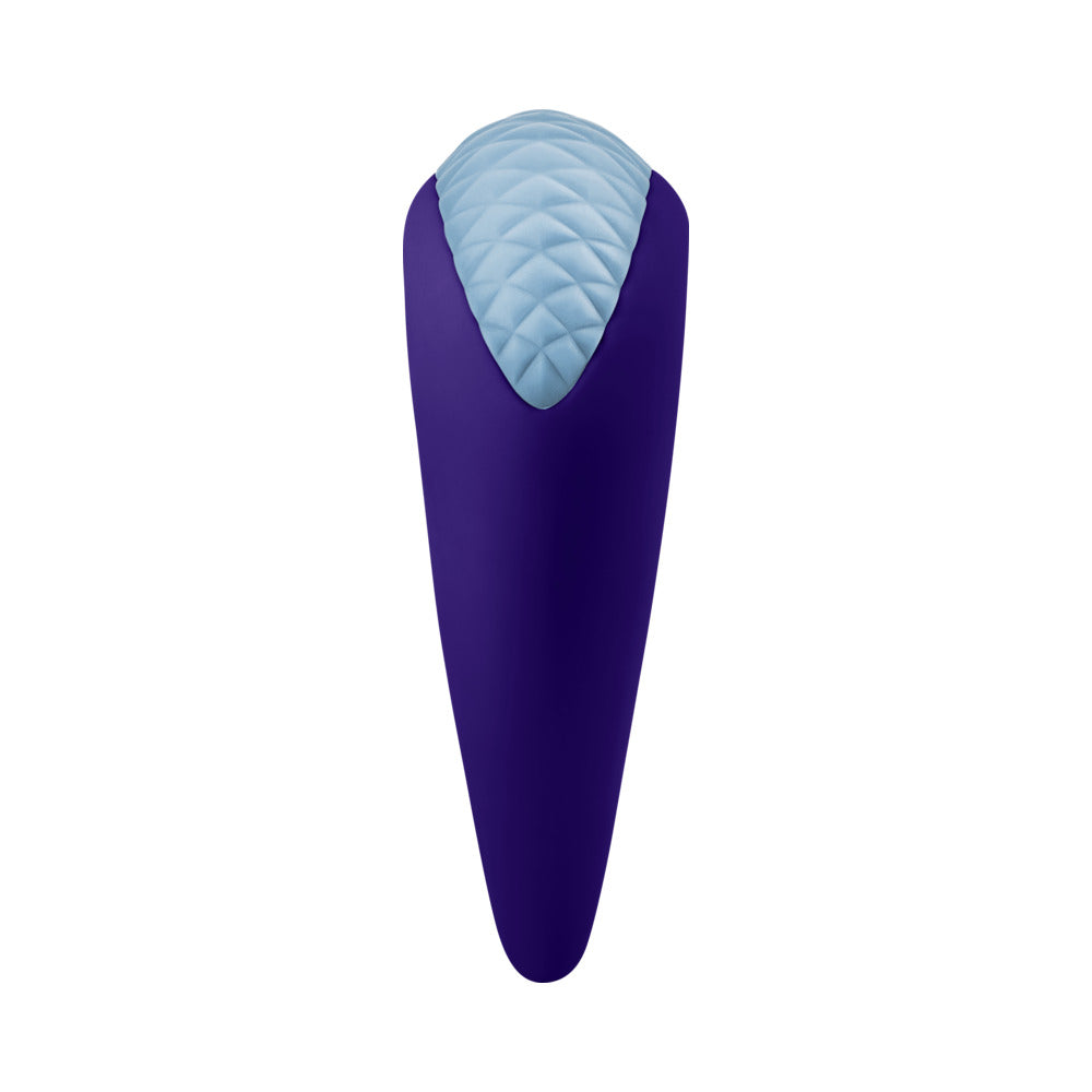 FemmeFunn Volea Rechargeable Silicone Fluttering Tip Vibrator Dark Purple - Fantasies Boutique
