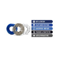 Blush Stay Hard Triple Stretch Cockrings 3-Pack Assorted Colors - Fantasies Boutique