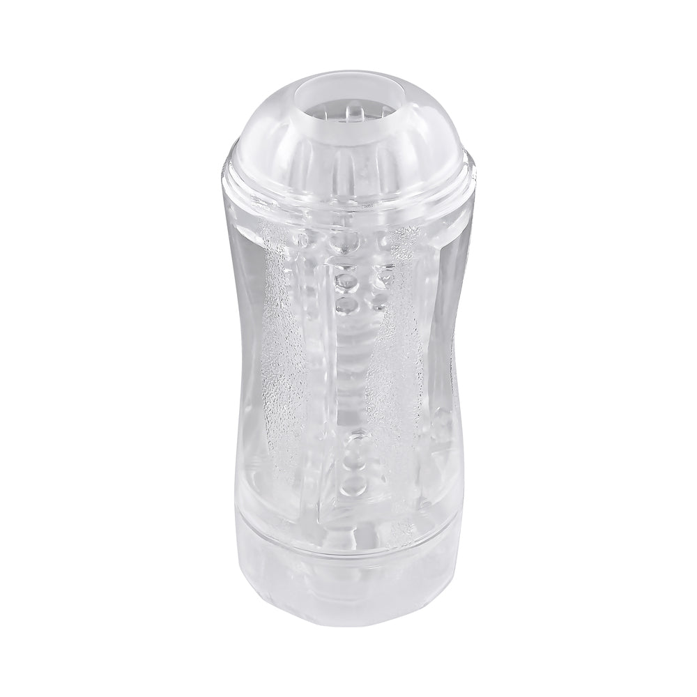 Gender X Double Fantasy Dual Entry Stroker Clear