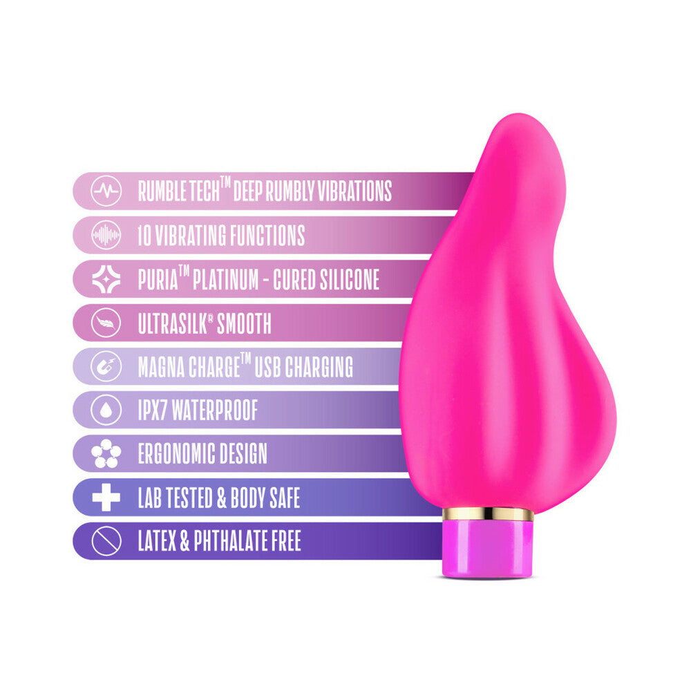 Aria Epic AF Rechargeable Silicone Mini Vibrator Fuchsia - Fantasies Boutique