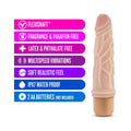 Dr. Skin Vibe 3 Realistic 7.25 in. Vibrating Dildo Beige - Fantasies Boutique