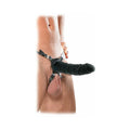 Fetish Fantasy Extreme Adjustable 7 in. Silicone Hollow Strap-On Black - Fantasies Boutique