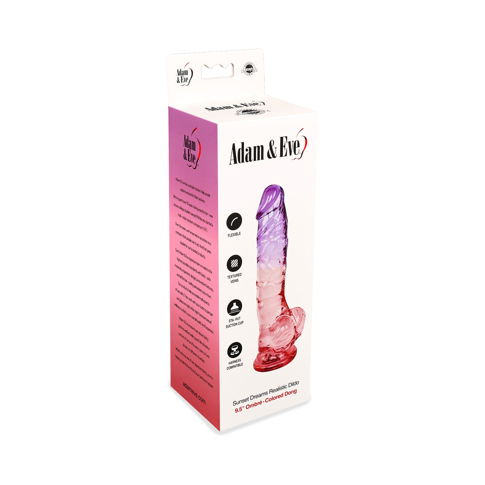 Adam & Eve Sunset Dreams Realistic Dildo 9.5 in.