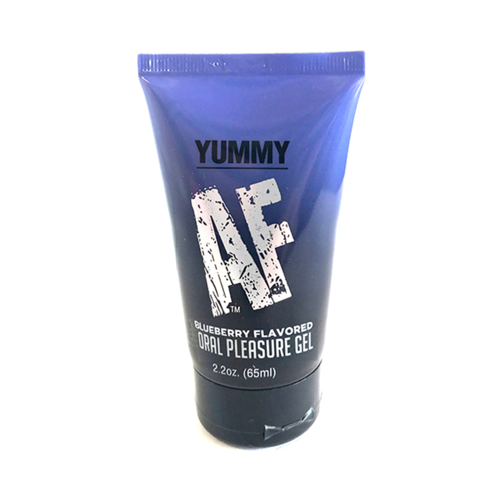 Yummy AF Blueberry Flavored Oral Pleasure Gel 2.2 oz. - Fantasies Boutique