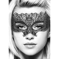 Ouch! Black & White Princess Lace Eye Mask Black - Fantasies Boutique