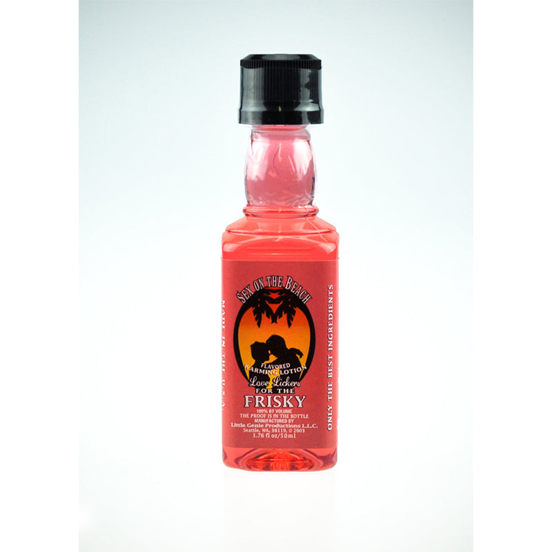 Love Lickers Sex On The Beach Flavored Massage Oil 1.76 oz. - Fantasies Boutique