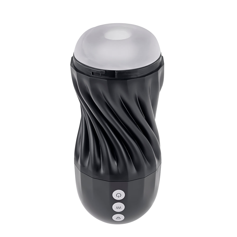 Playboy Solo Rechargeable Sucking Vibrating Masturbator - Fantasies Boutique